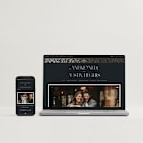 "Regency Grace" - Wedding Invitations in Onyx by Ana de Sousa - FREE Wedding Website