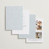 "Enchanted" - Wedding Invitations in Mist by Laura Hankins - Back of Card Options