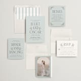 "Enchanted" - Wedding Invitations in Mist by Laura Hankins - Invitation Suite