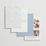 "storybook garden" - Wedding Invitations in Bluebell by Kristie Kern - Back of Card Options