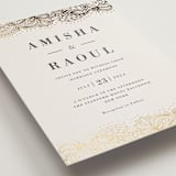 "Elegant Henna" - Wedding Invitations in Champagne by Oma N. Ramkhelawan - Detail