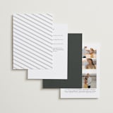 "Initialed" - Wedding Invitations in Chantilly by Jessica Williams - Back of Card Options
