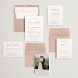 "Sophisticate" - Wedding Invitations in Silk by Kelly Schmidt - Invitation Suite