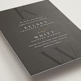 "Over Monogram" - Wedding Invitations in Stormy by Jessica Williams - Detail