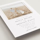 "Regent" - Wedding Invitations in Opal by Robert and Stella - Detail