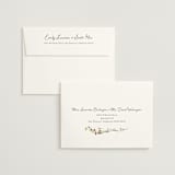 "Coastal Bloom" - Wedding Invitations in Garden Green by Lucrecia Caporale - FREE Recipient Addressing