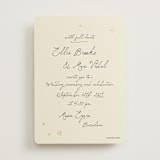 "Written in the Stars" - Wedding Invitations in Noir by Ani Somi - Front