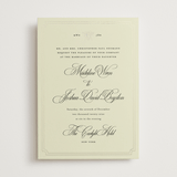"Honeybee" - Wedding Invitations in Cream by Jennifer Lew - Front