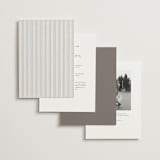 "Hampton" - Wedding Invitations in Chantilly by Wildfield Paper Co - Back of Card Options