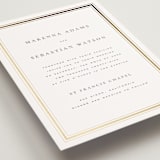 "Hampton" - Wedding Invitations in Chantilly by Wildfield Paper Co - Detail