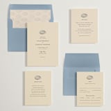 "Cove" - Wedding Invitations in Sand by Jennifer Lew - Invitation Suite
