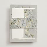 "Love Song" - Wedding Invitations in Meadow by Petra Kern - Assembled with Belly Band