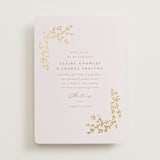 "Classique" - Wedding Invitations in Spun Sugar by Jessica Williams - Front