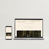 "Leafy Garland" - Wedding Invitations in Sand by Creo Study - FREE Wedding Website