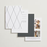 "Vining" - Wedding Invitations in Chantilly by Jessica Williams - Back of Card Options