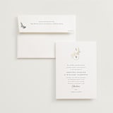 "Vining" - Wedding Invitations in Chantilly by Jessica Williams - Invitation with Envelope