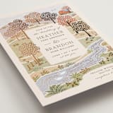 "Countryside" - Wedding Invitations in Autumnal by Paper Sun Studio - Detail