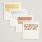 "Countryside" - Wedding Invitations in Autumnal by Paper Sun Studio - Envelope Liner Options