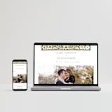 "Inlay Frame" - Wedding Invitations in Avocado by Katharine Watson - FREE Wedding Website