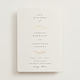 "To Hold" - Wedding Invitations in Ivory by Carolyn Nicks - Front