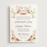 "Fleur" - Wedding Invitations in Romantic by Sarah Knight - Front
