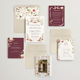 "Fleur" - Wedding Invitations in Romantic by Sarah Knight - Invitation Suite