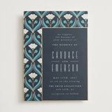 "Deco pattern" - Wedding Invitations in Cote d'azur by Ana de Sousa - Front