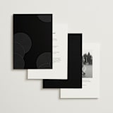 "ionic" - Wedding Invitations in Onyx by Lori Wemple - Back of Card Options