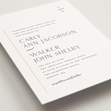 "Understated Elegance" - Wedding Invitations in Cotton by Stacey Meacham - Detail