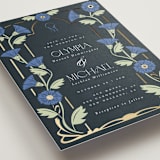 "Nouveau" - Wedding Invitations in Lilac by Hudson meet Rose - Detail