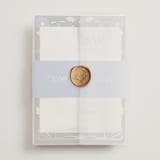 "Nouveau" - Wedding Invitations in Lilac by Hudson meet Rose - Assembled with Vellum Wrap and Wax Seal