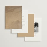 "Rococo" - Wedding Invitations in Pearl by Jenna Holcomb - Back of Card Options