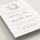 "Rococo" - Wedding Invitations in Pearl by Jenna Holcomb - Detail
