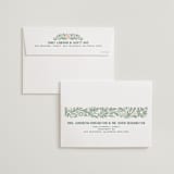 "Nouveau Frame" - Wedding Invitations in Sage by GeekInk Design - FREE Recipient Addressing
