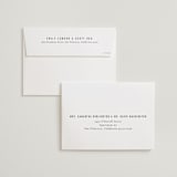 "Minimal Monogram" - Wedding Invitations in Granite by Jackie Mangiolino - FREE Recipient Addressing