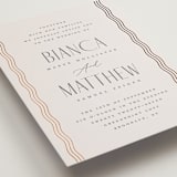 "Newberry" - Wedding Invitations in Bisque by Kristie Kern - Detail