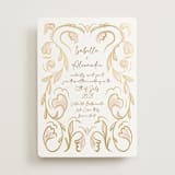 "Bella Bellissima" - Wedding Invitations in Blush by Ani Somi - Front