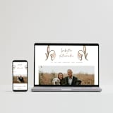 "Bella Bellissima" - Wedding Invitations in Blush by Ani Somi - FREE Wedding Website