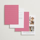 "Mandapam" - Wedding Invitations in Carnation by Creo Study - Back of Card Options