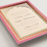 "Mandapam" - Wedding Invitations in Carnation by Creo Study - Detail
