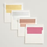 "Mandapam" - Wedding Invitations in Carnation by Creo Study - Envelope Liner Options