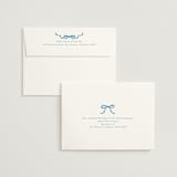 "Knightsbridge" - Wedding Invitations in Sky by Jackie Crawford - FREE Recipient Addressing