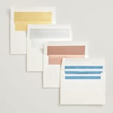 "Knightsbridge" - Wedding Invitations in Sky by Jackie Crawford - Envelope Liner Options