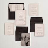 "Champagne" - Wedding Invitations in Rose by Ani Somi - Invitation Suite