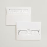 "Geometric Deco" - Wedding Invitations in Midnight by GeekInk Design - FREE Recipient Addressing