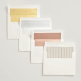"Geometric Deco" - Wedding Invitations in Midnight by GeekInk Design - Envelope Liner Options