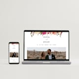 "Lush" - Wedding Invitations in Magenta by Susan Moyal - FREE Wedding Website