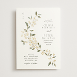 "Sweeping Vine" - Wedding Invitations in Porcelain by Itsy Belle Studio - Front
