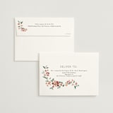 "Sweeping Vine" - Wedding Invitations in Dusty Rose by Itsy Belle Studio - FREE Recipient Addressing