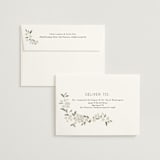 "Sweeping Vine" - Wedding Invitations in Porcelain by Itsy Belle Studio - FREE Recipient Addressing